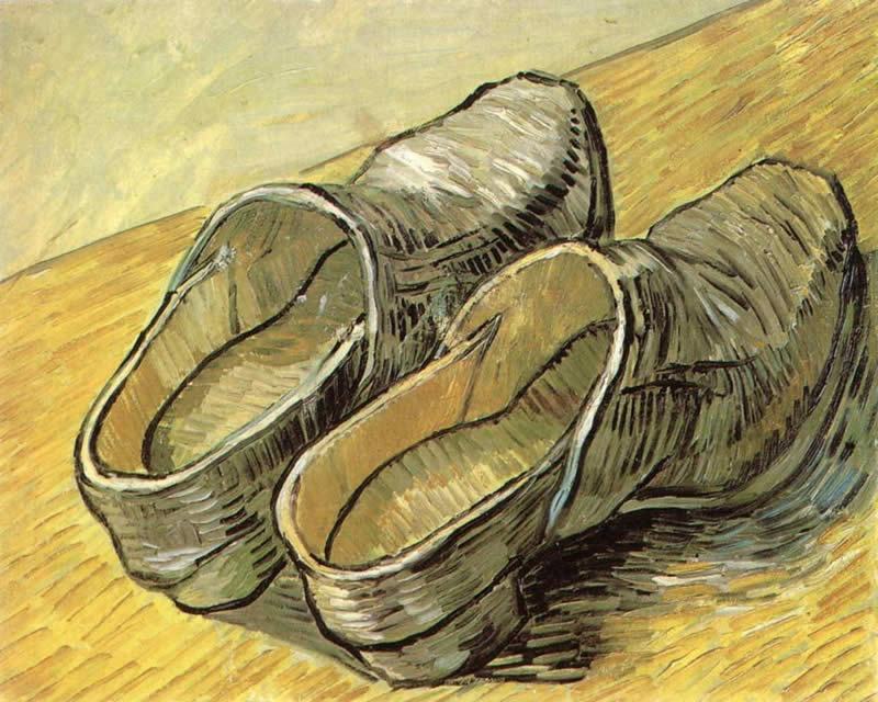 Vincent van Gogh A Pair of Leather Clogs